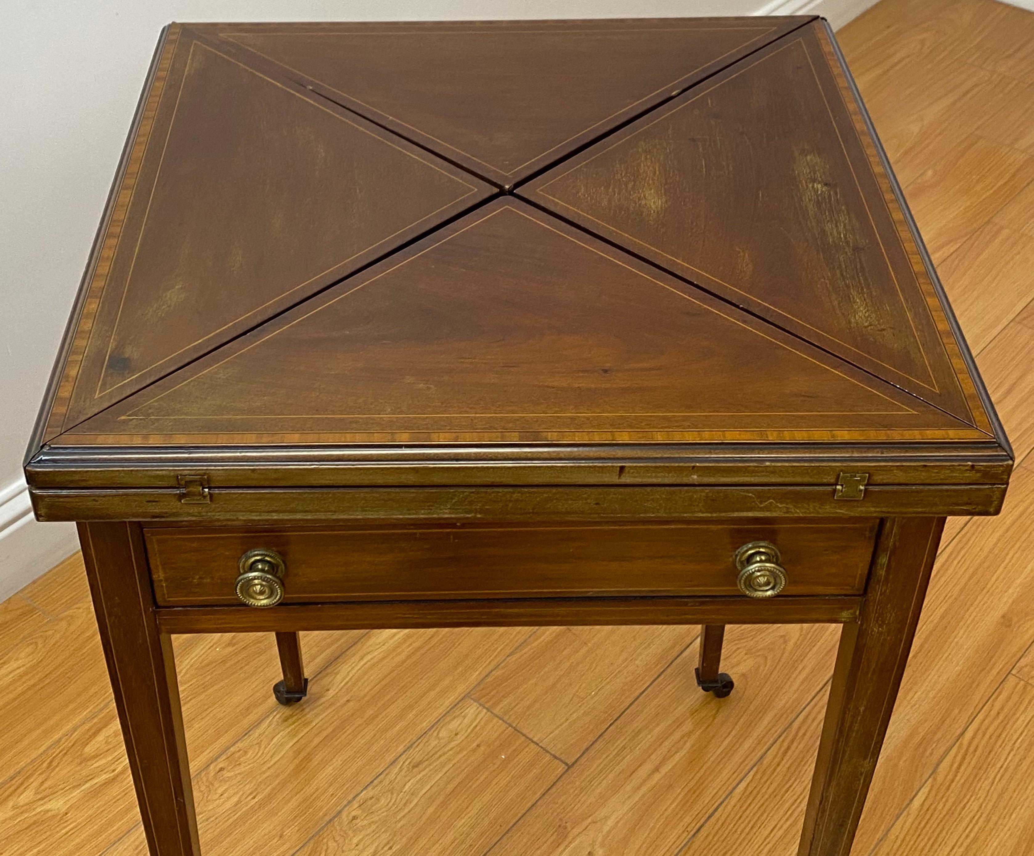 handkerchief game table