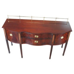 Vintage Inlaid Mahogany Sideboard