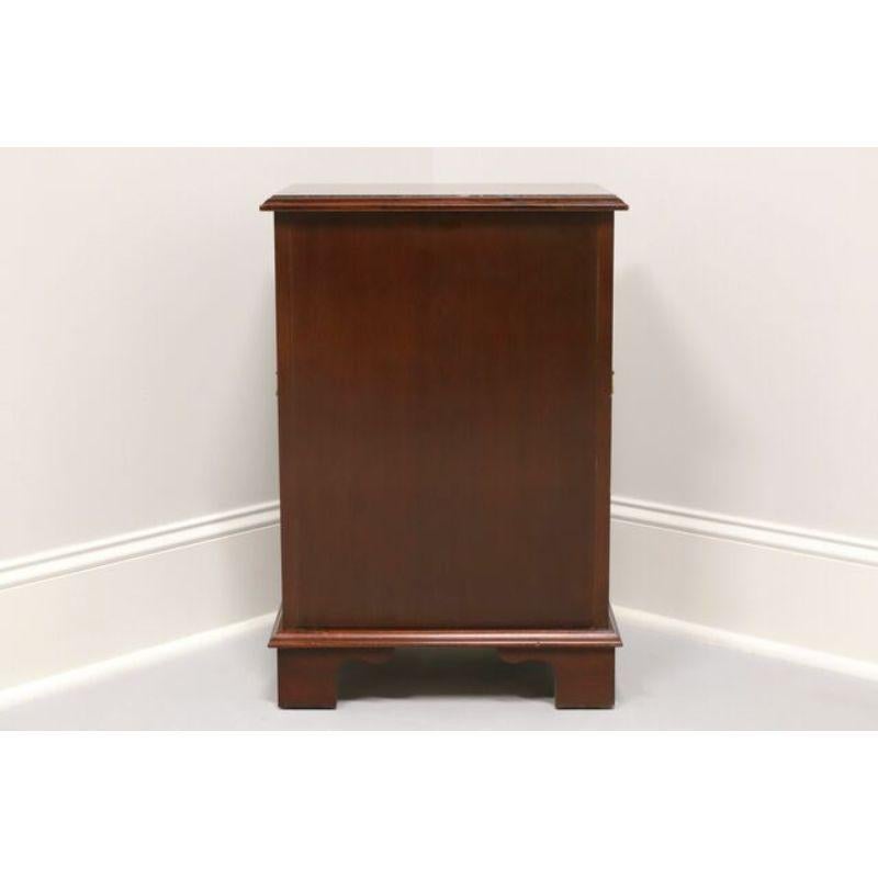 Inlay Vintage Inlaid Mahogany Traditional Open Cabinet Nightstand