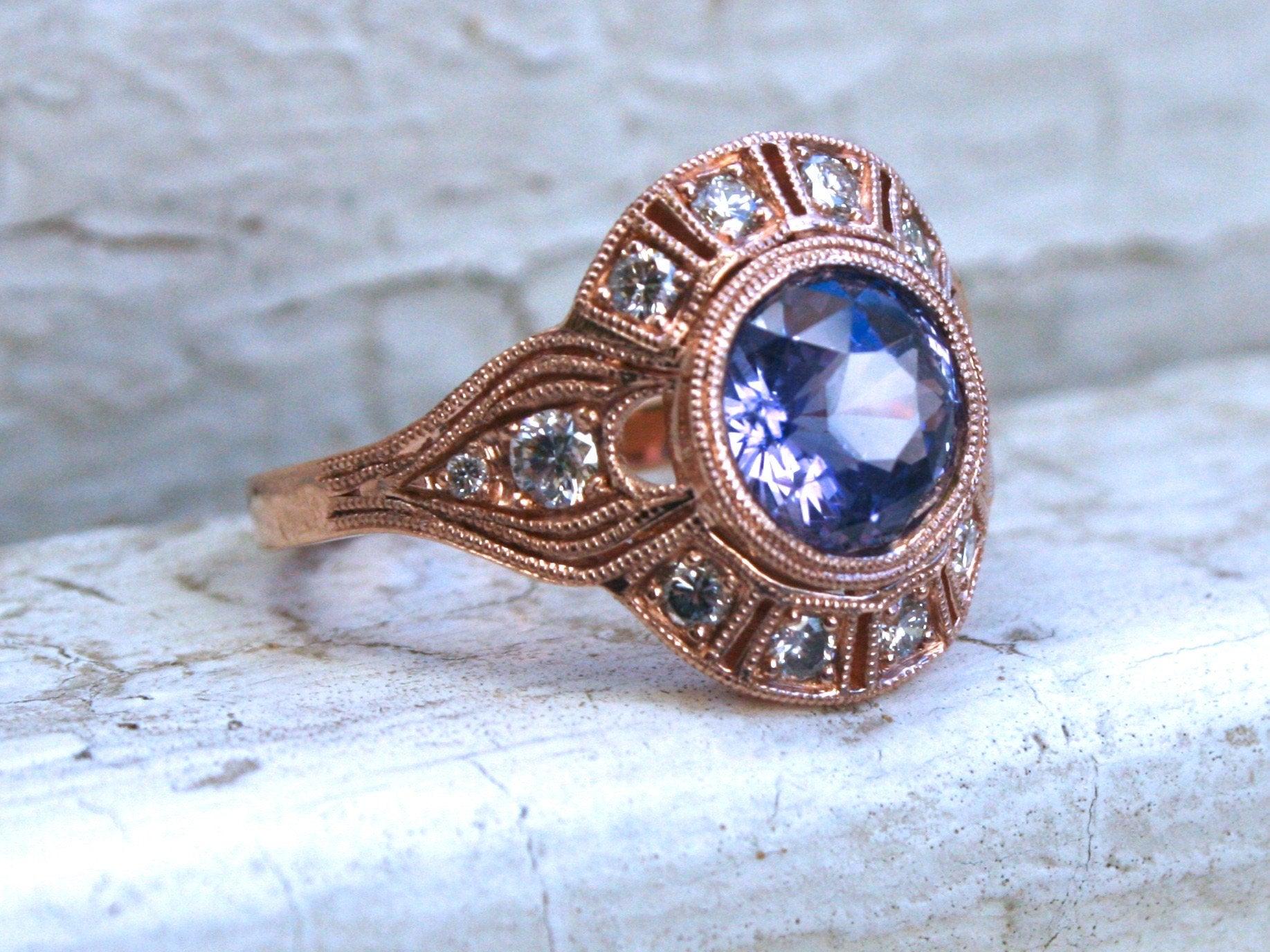 vintage sapphire rings for sale