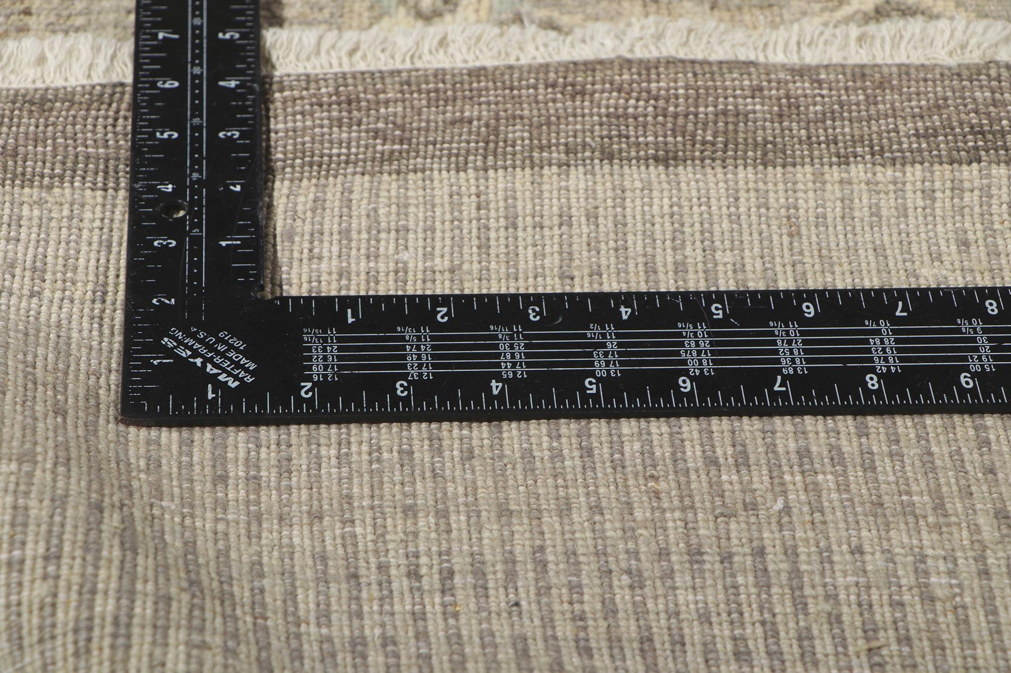 Indien Tapis vieilli d'inspiration vintage avec style tribal
