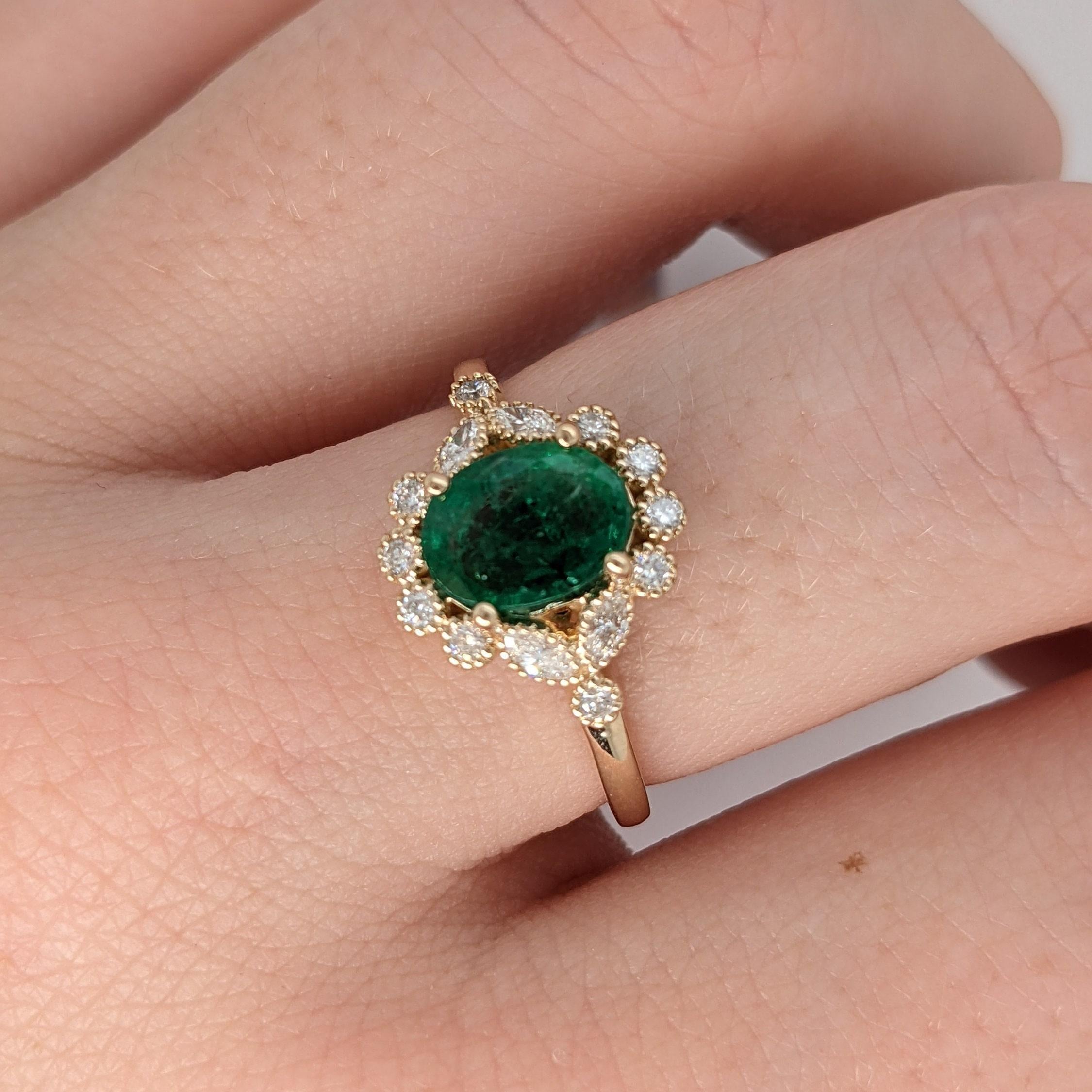 emerald vintage rings
