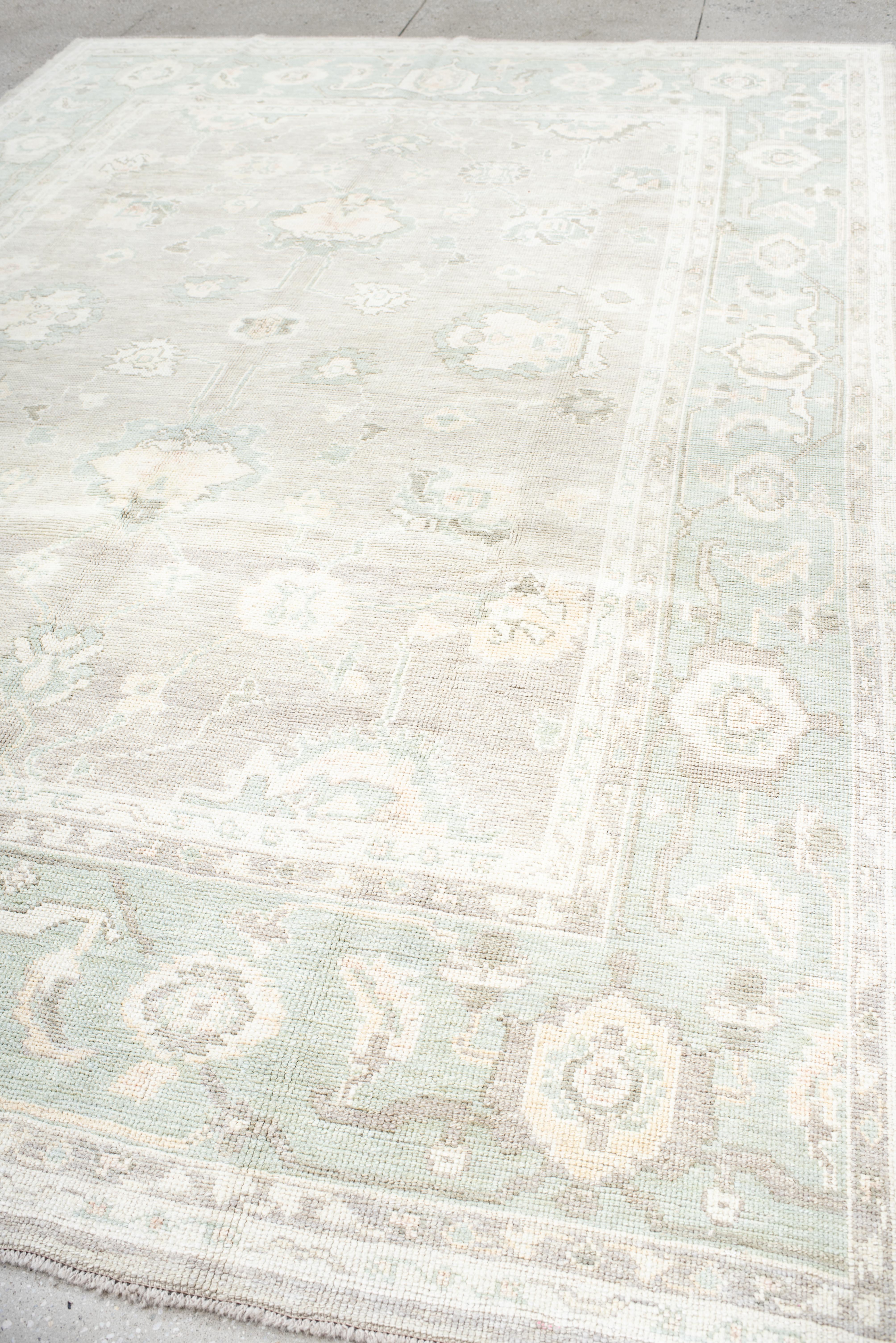 Vintage-inspirierter Oushak im Angebot 1
