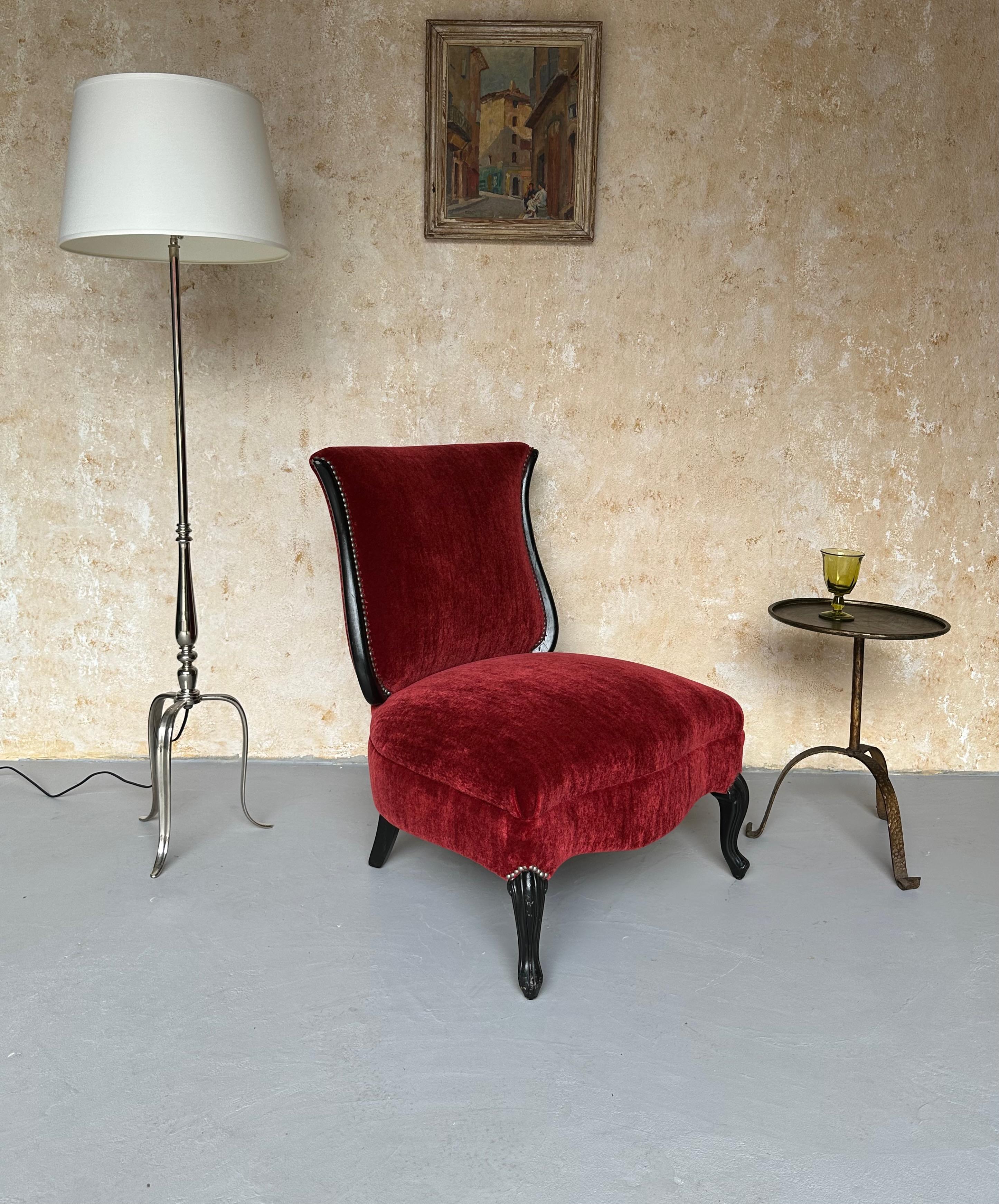 Vintage inspiriert Spanisch vergoldet Eisen Drinks Tisch mit gerollten Rand und gehämmert Tri im Angebot 8