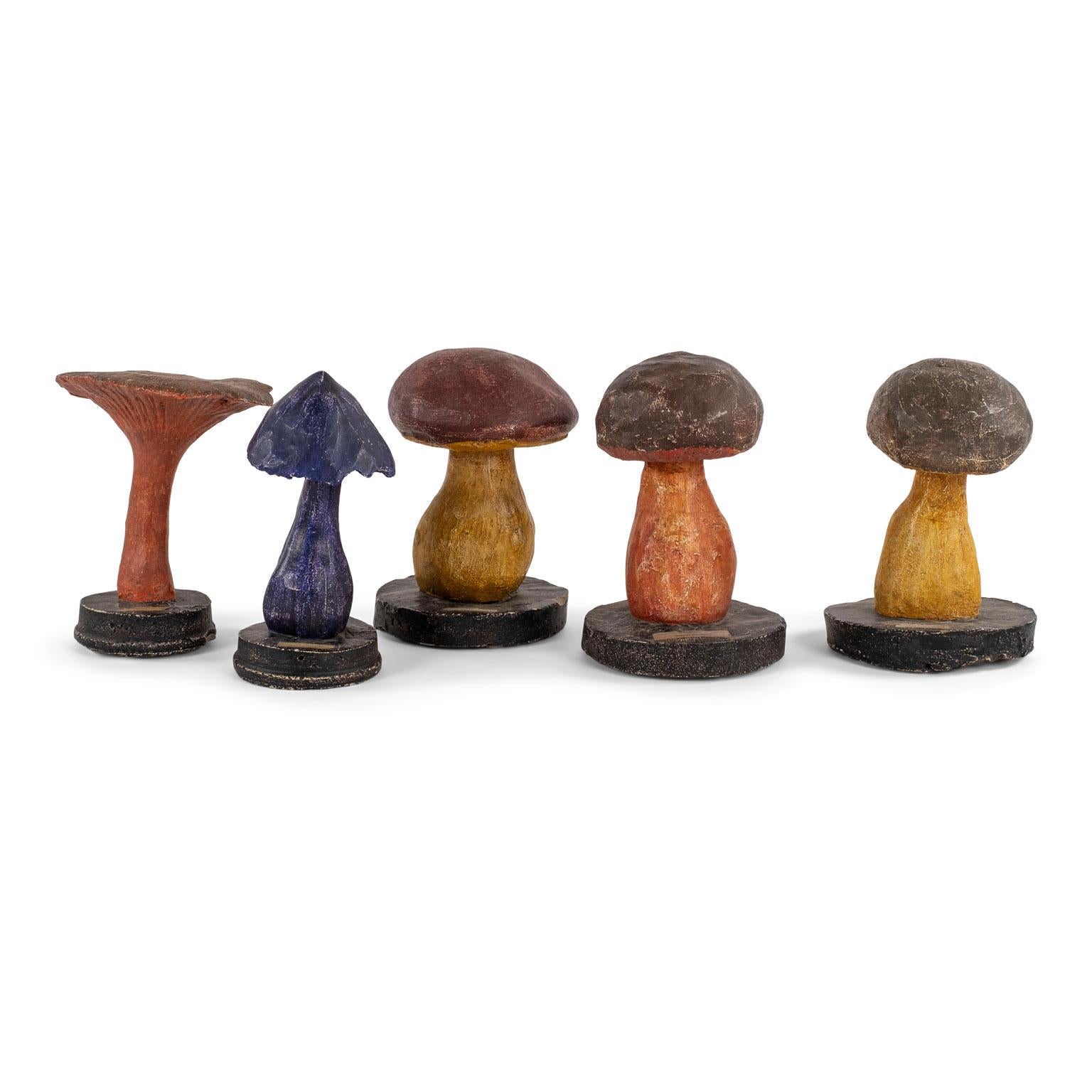 Vintage Instructional Mushroom Model In Fair Condition For Sale In Houston, TX