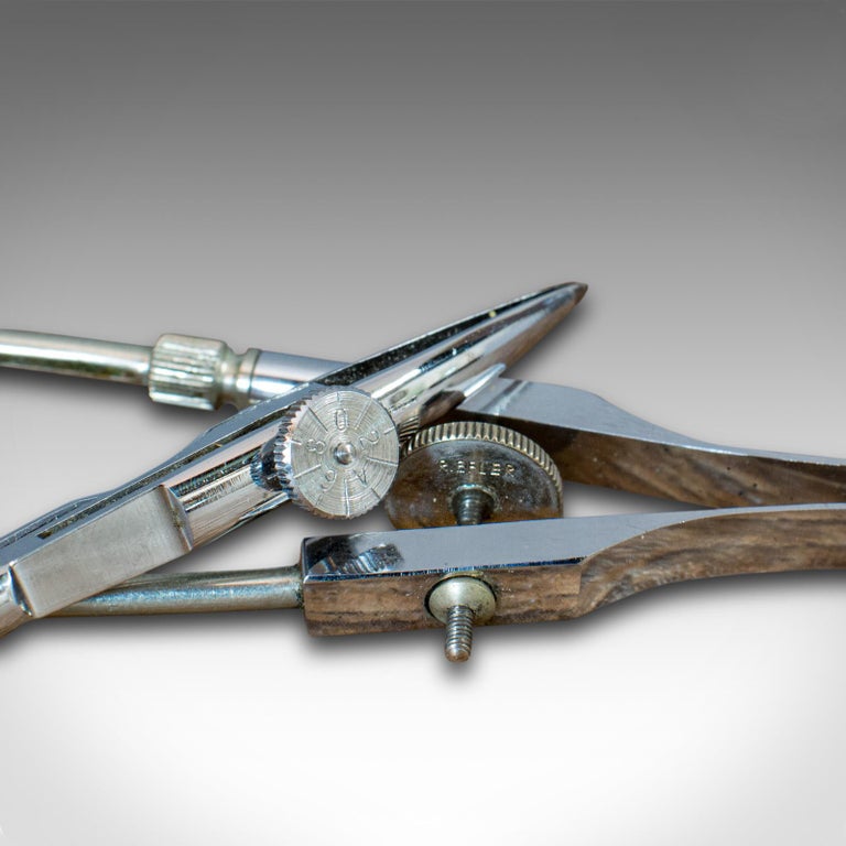 Vintage Instrument Set, German, Technical Drawing, Riefler, Munich