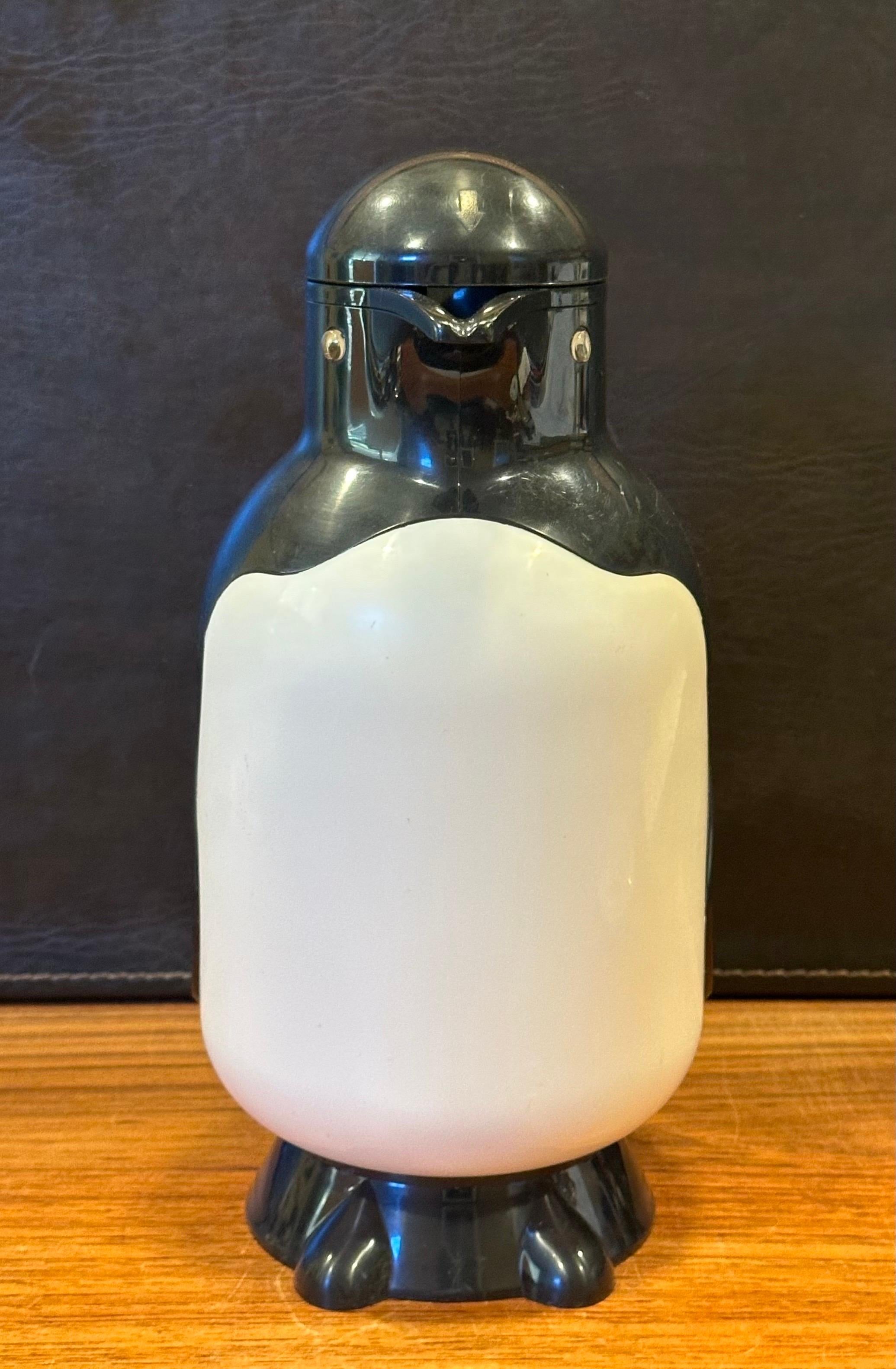 Scandinavian Modern Vintage Insulated Penguin Pitcher by Metrokane For Sale