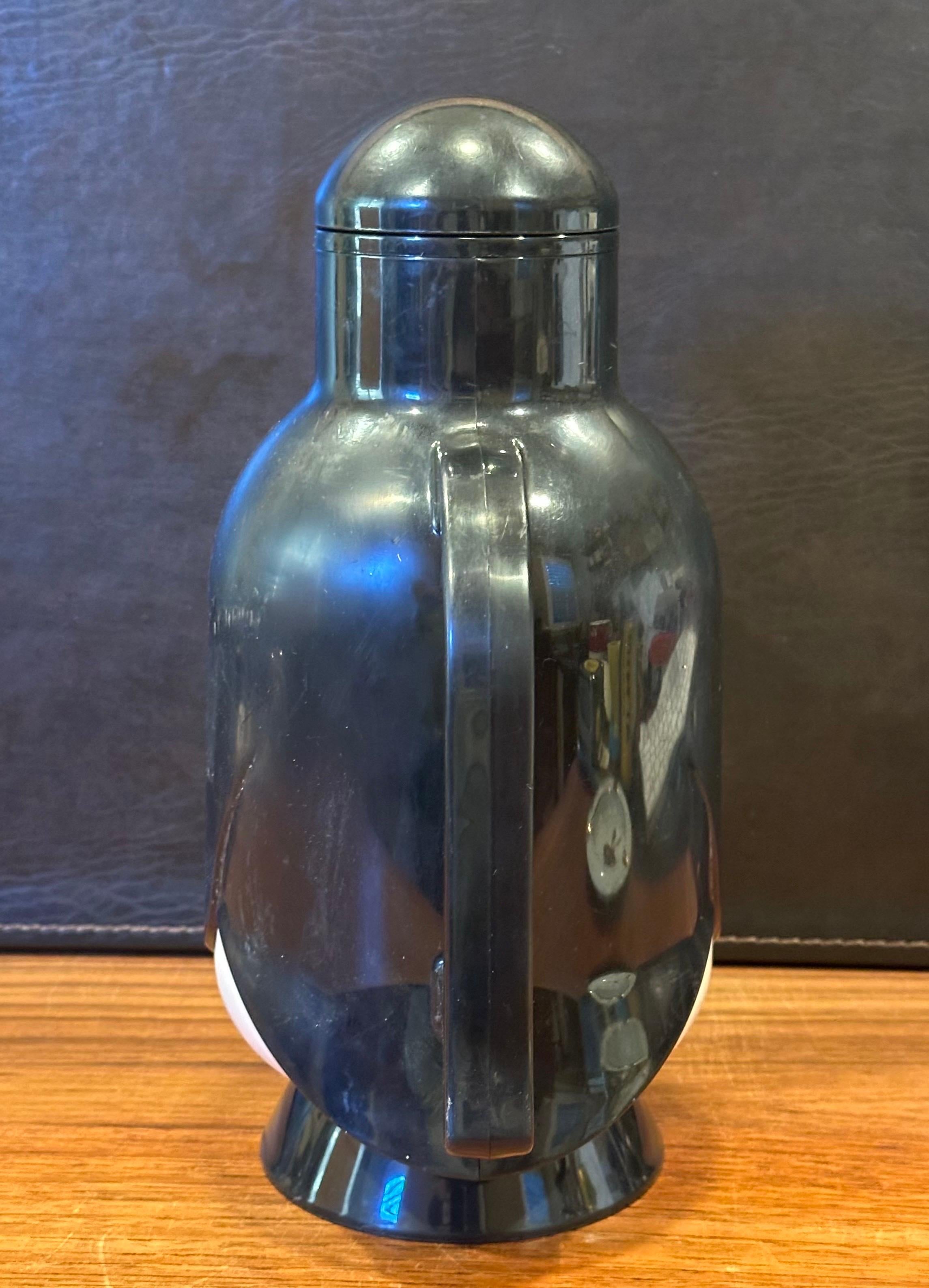 Plastic Vintage Insulated Penguin Pitcher by Metrokane For Sale