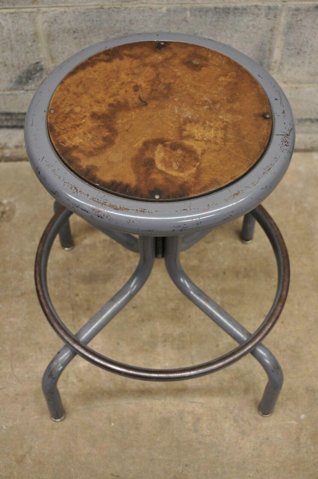 vintage adjustable stool
