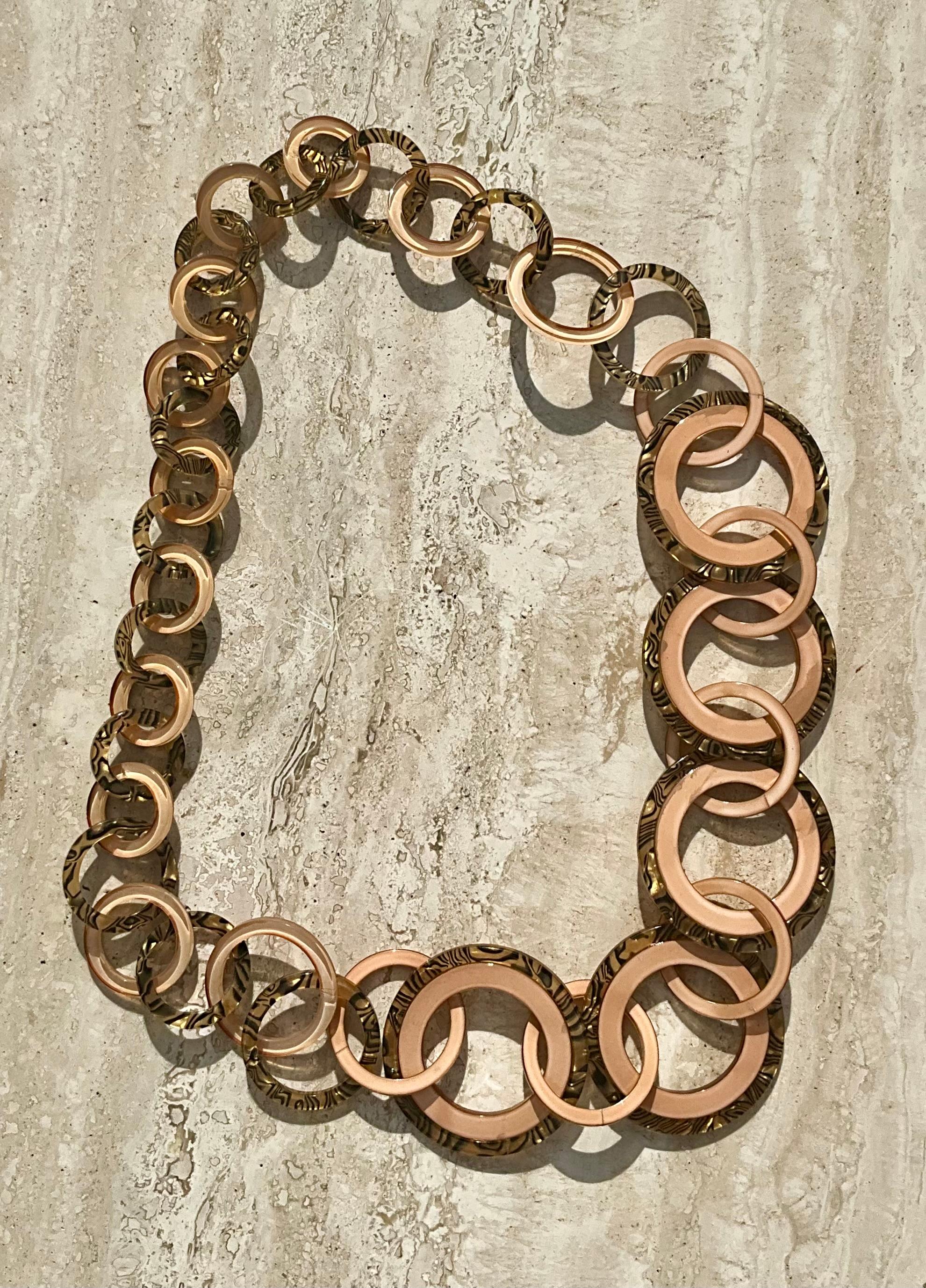 da uomo o donna Cintura a cerchio in resina ad incastro vintage in vendita
