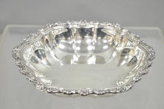 Vintage International Silver Co "Countess" Silver Plated Scalloped Dish Bowl
