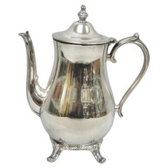 Vintage International Silver Co Silver Plated Victorian Teapot Coffee Pot