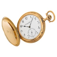Vintage International Watch Co. 14k Yellow Gold Large Swiss Concentric Design Hu