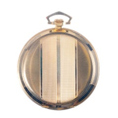 Vintage International Watch Company Yellow Gold Pocket Watch