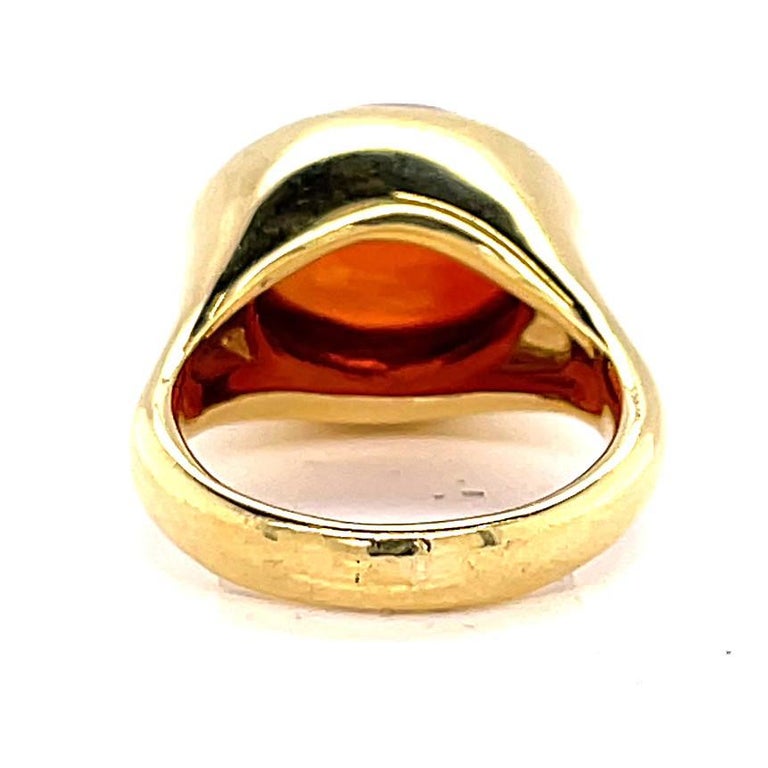 Vintage Ippolita Citrine 18 Karat Gold Ring 1