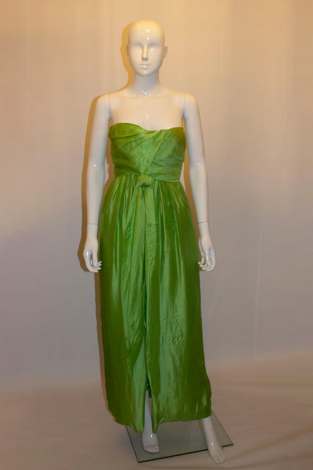 Vintage Irene Galitzine Couture Evening Dress and Jacket For Sale 1