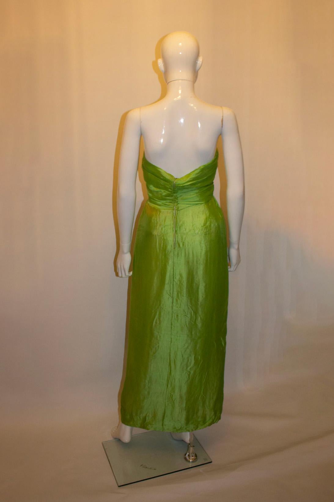 Vintage Irene Galitzine Couture Evening Dress and Jacket For Sale 2