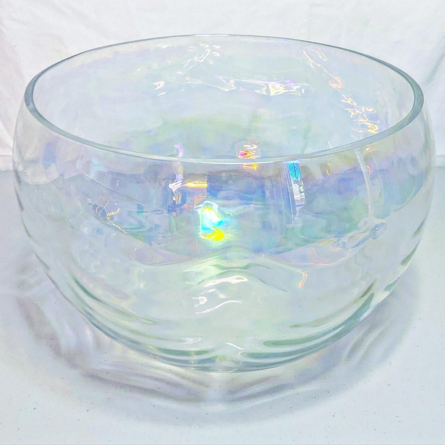 crystal punch bowl set