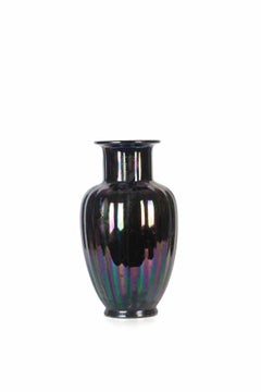 Vintage Iridescent Vase, italy, 1970s