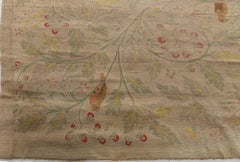Vintage Irish Arts & Crafts Rug Tree Of Life Designed By C.F.A. Voysey, Bohemia