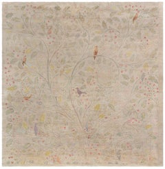 Vintage Irish Arts & Crafts Rug Tree Of Life Designed By C.F.A. Voysey, Bohemia