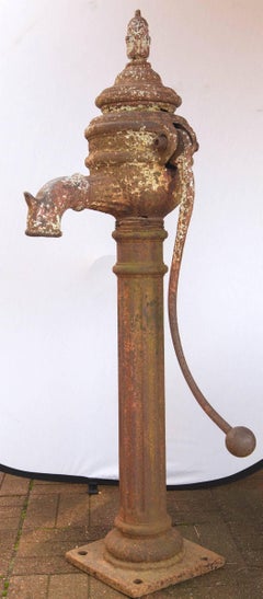 Vintage Irish Cast Iron Water Pump