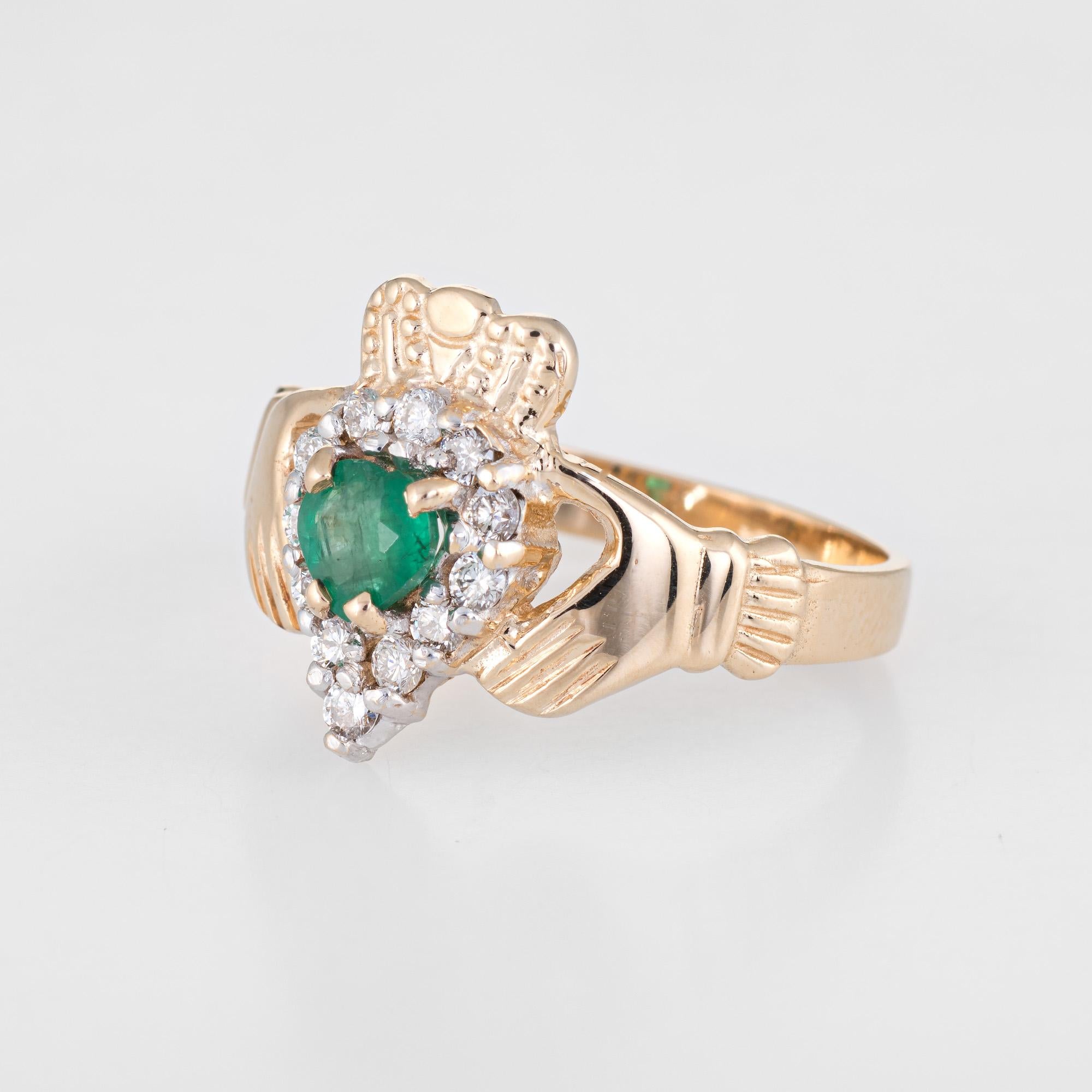 irish emerald rings