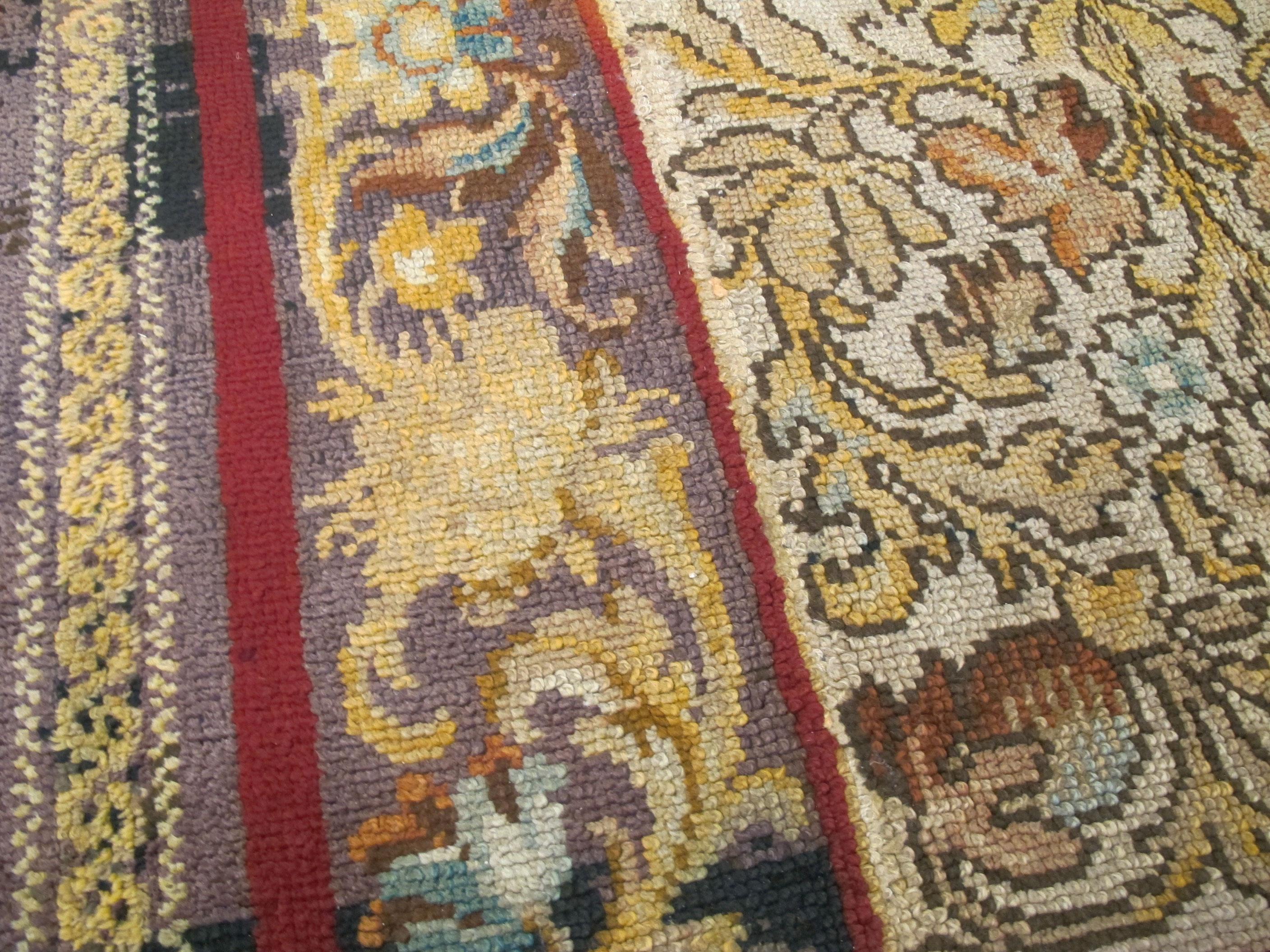 Irischer Donegal-Teppich, Vintage (20. Jahrhundert) im Angebot