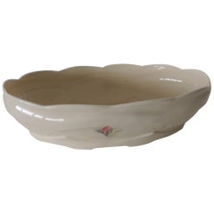 Vintage Irish Oval Bone China with Rose Oval Soap Dish
