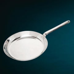 Vintage Irish Sterling Silver Frying Pan / Sauce Pan Dublin, Ireland 1977
