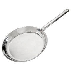 Vintage Irish Sterling Silver Frying Pan / Sauce Pan Dublin, Ireland 1977