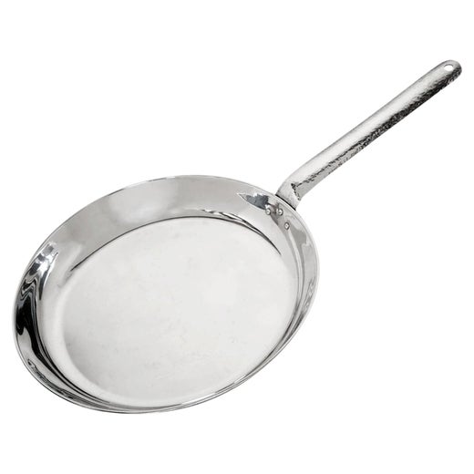 Vintage Irish Sterling Silver Frying Pan / Sauce Pan Dublin, Ireland 1977