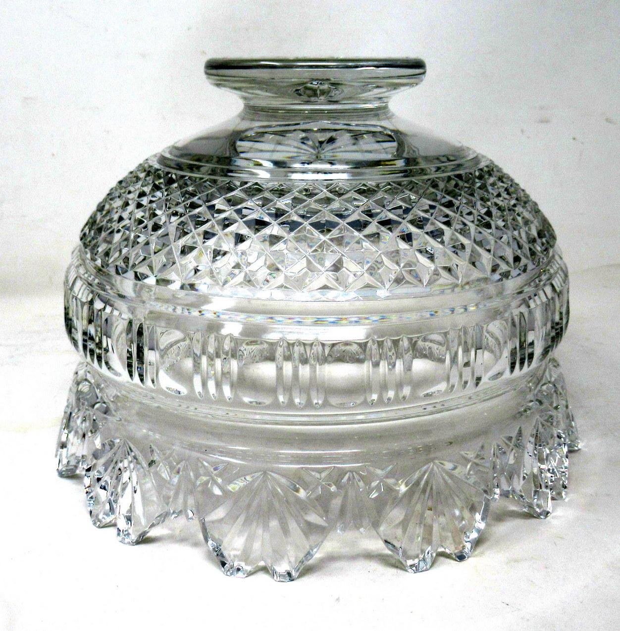 Vintage Irish Tipperary Waterford Glass Cut Crystal First Edition Kennedy Bowl 2