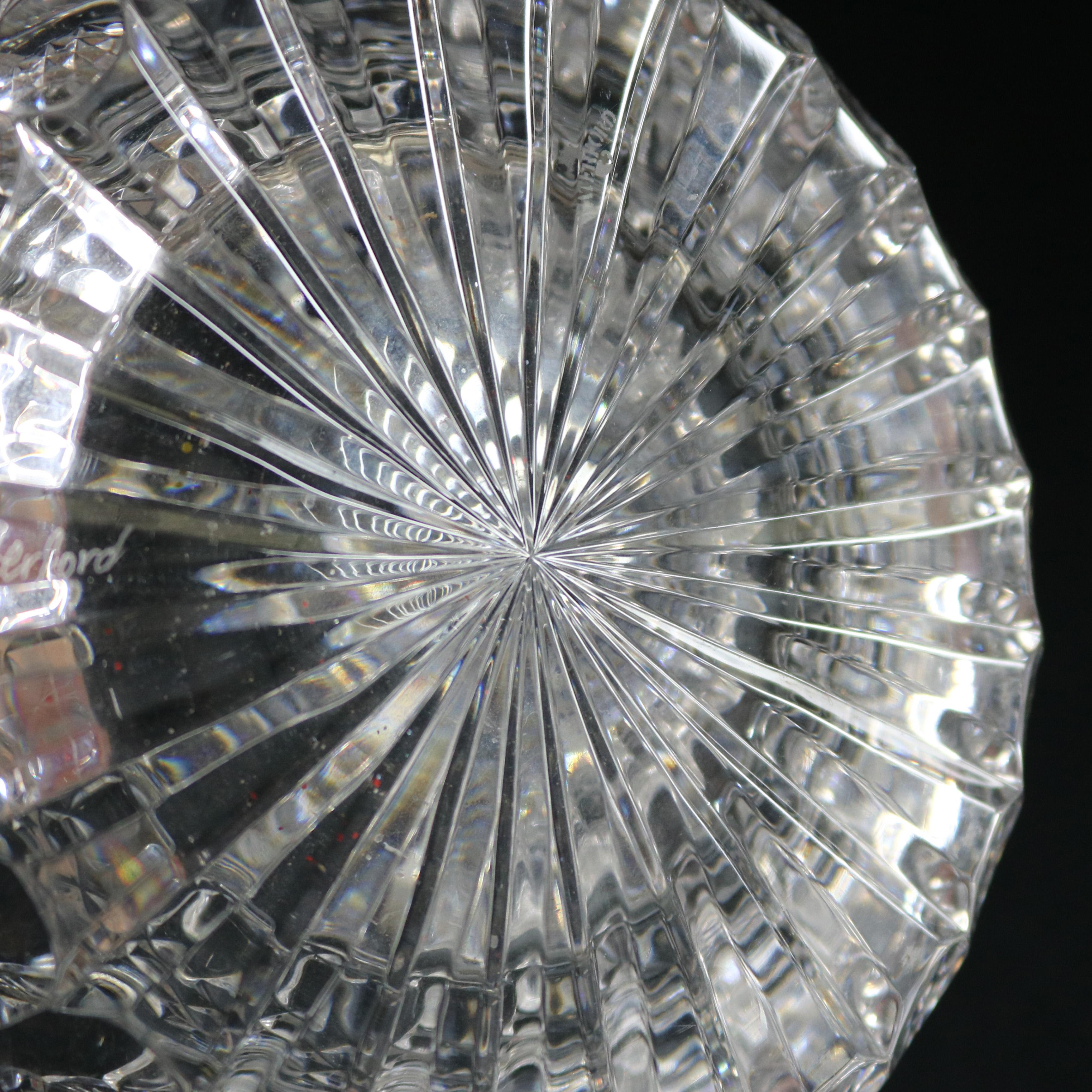 Vintage Irish Waterford School Cut Crystal Center Bowl, 20th Century 1