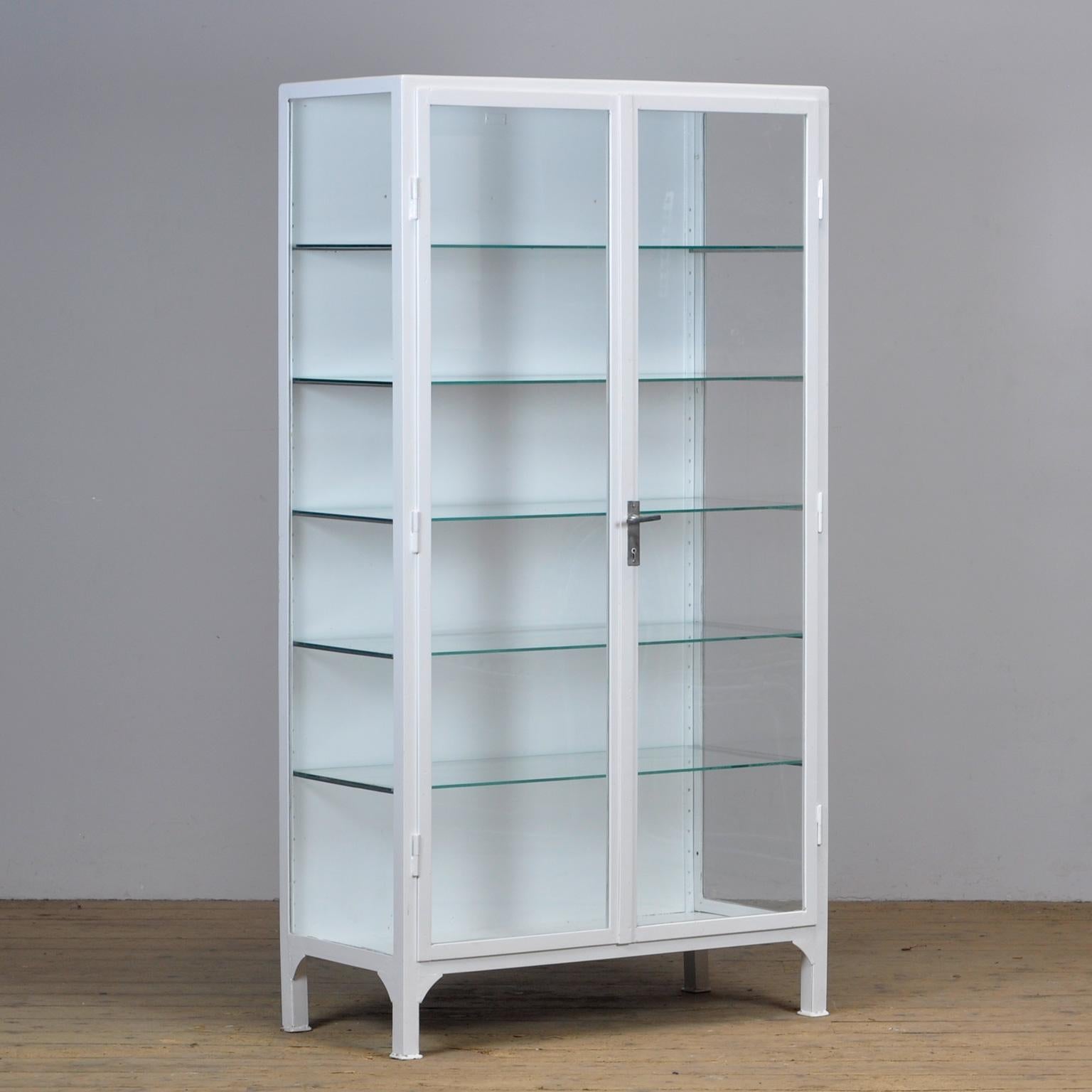 vintage medical cabinet