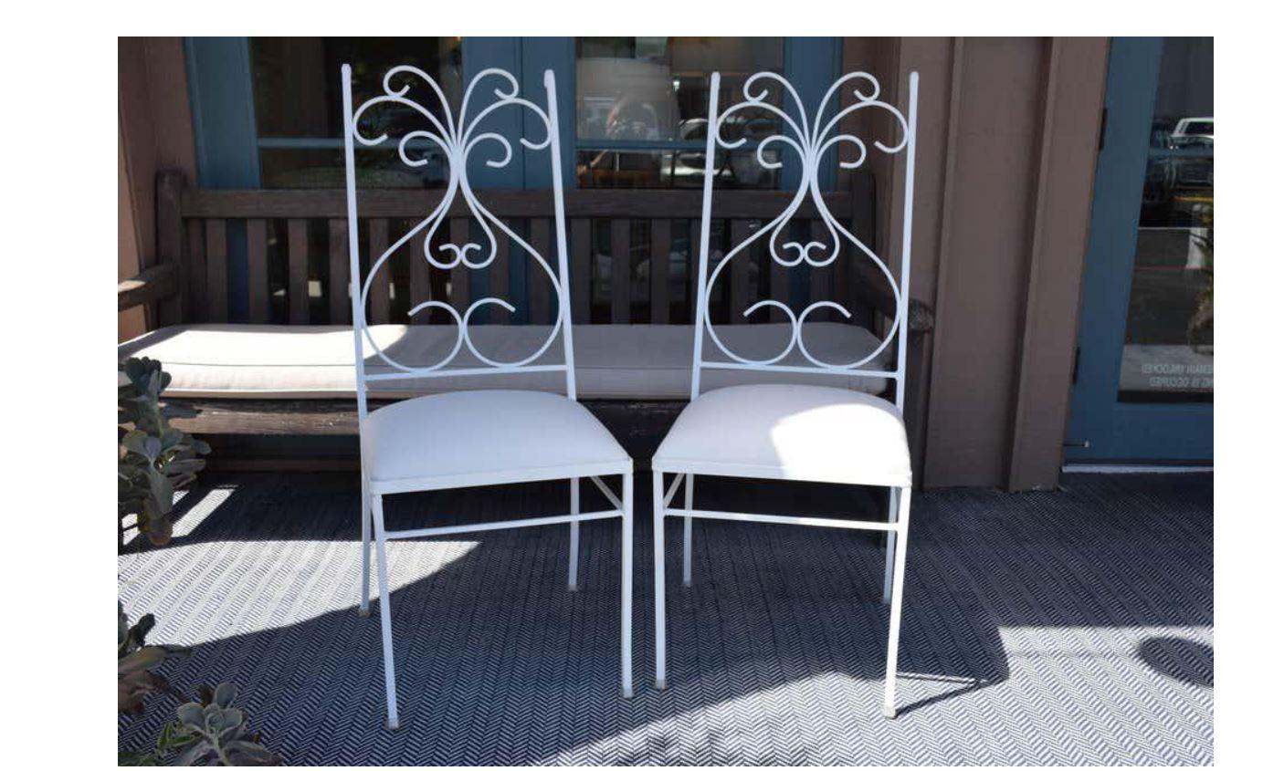 Vintage Iron and Marble Dining Set - 5 Pieces For Sale 3