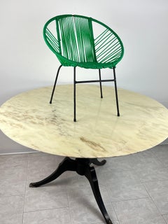 Vintage Iron and Plastic Children's Chair, Italy, 1950s