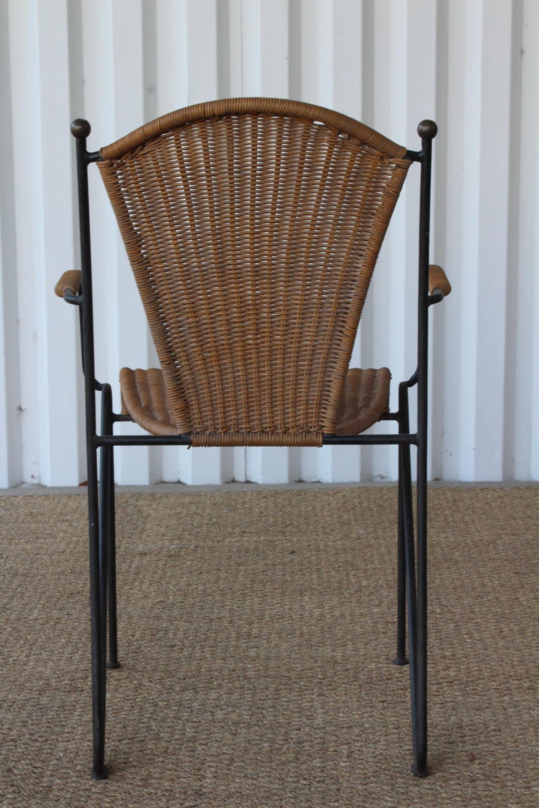 Wicker chair online old school