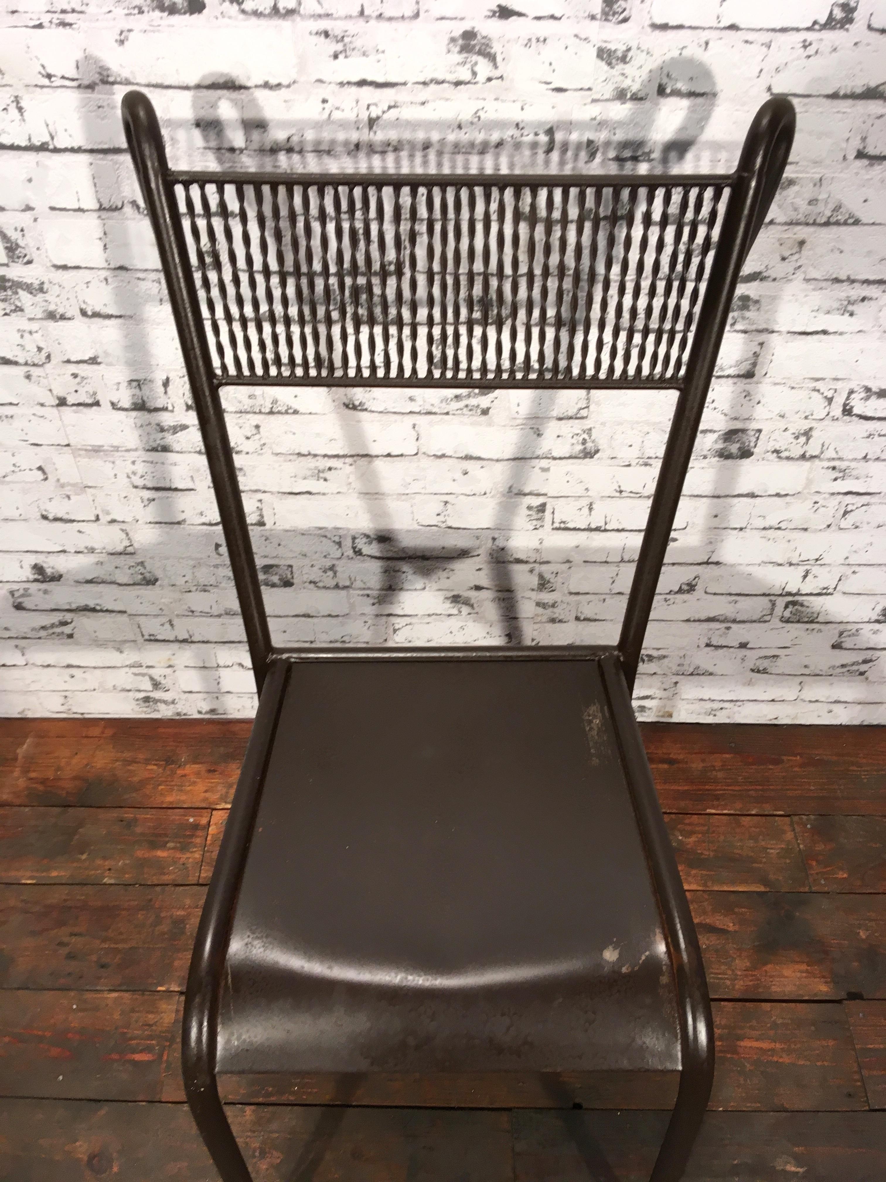 Vintage Iron Chair, 1930s In Good Condition In Kojetice, CZ
