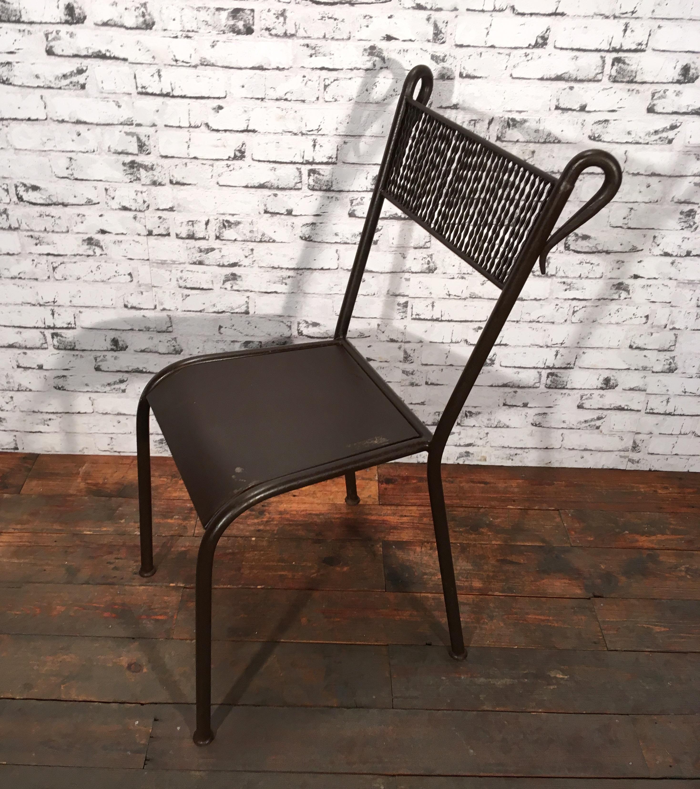 20th Century Vintage Iron Chair, 1930s