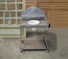 Vintage Iron Childrens Washstand