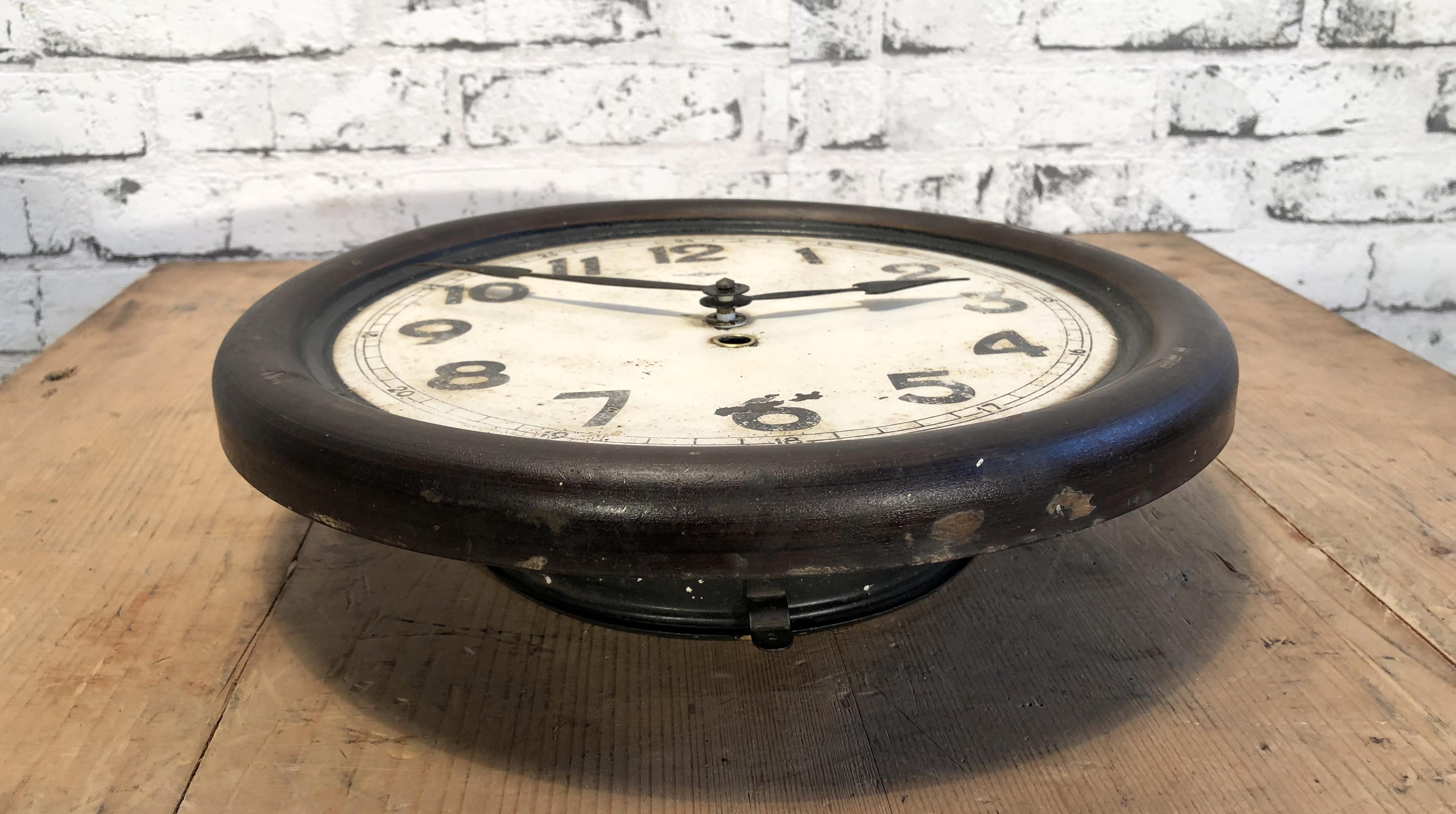 20th Century Vintage Iron Clock From Kienzle, 1930s