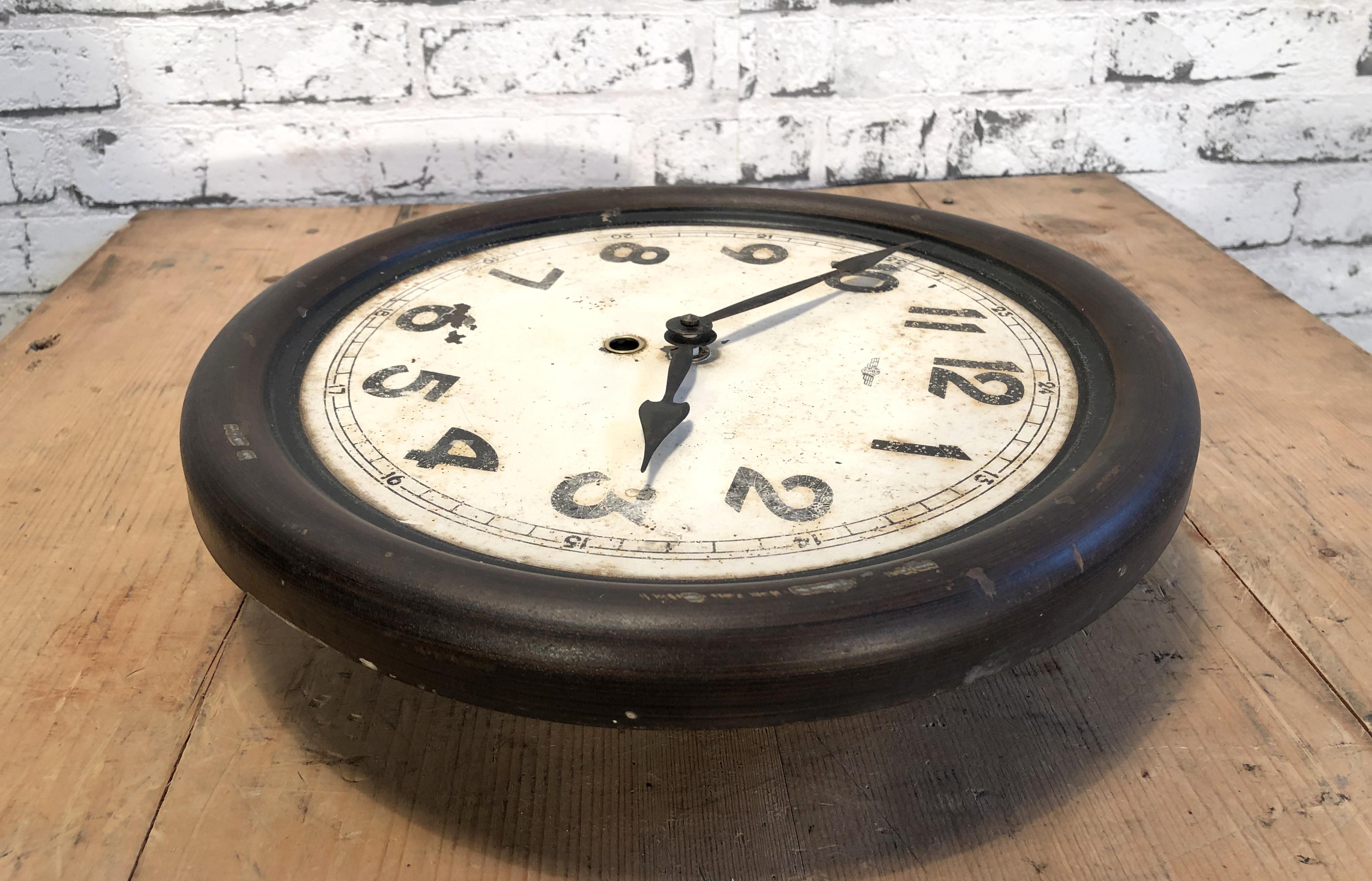 Vintage Iron Clock From Kienzle, 1930s 1