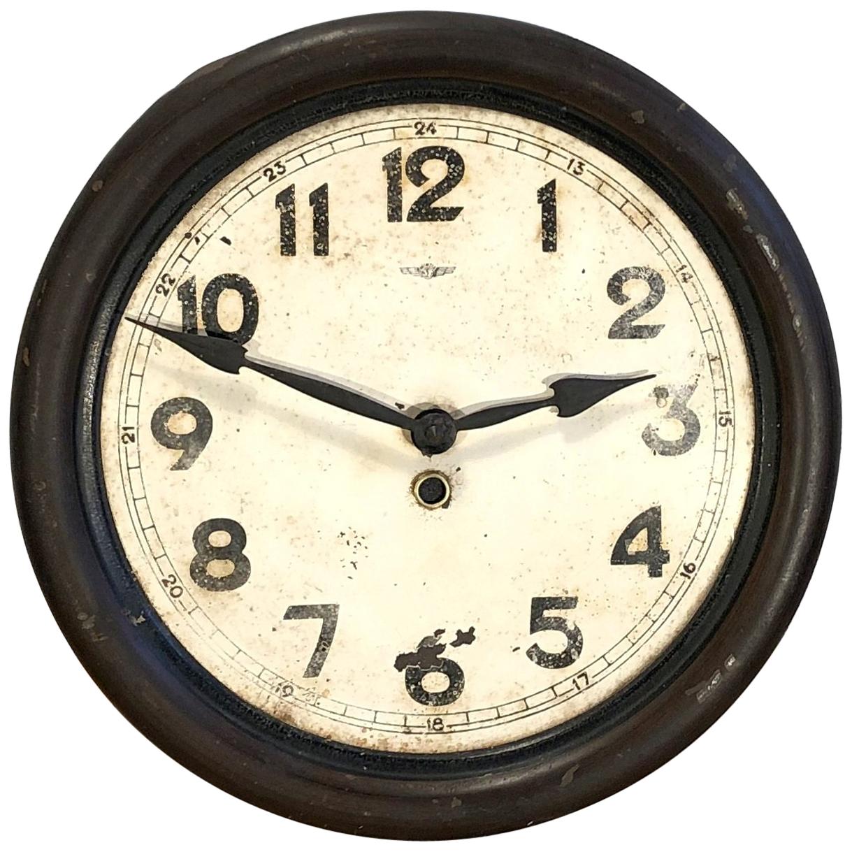 Vintage Iron Clock From Kienzle, 1930s