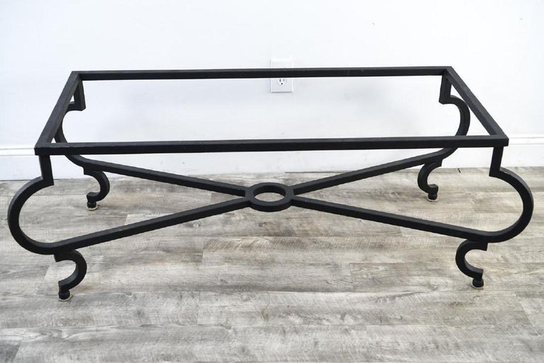 Vintage Iron Coffee Table Base at 1stDibs vintage coffee table base