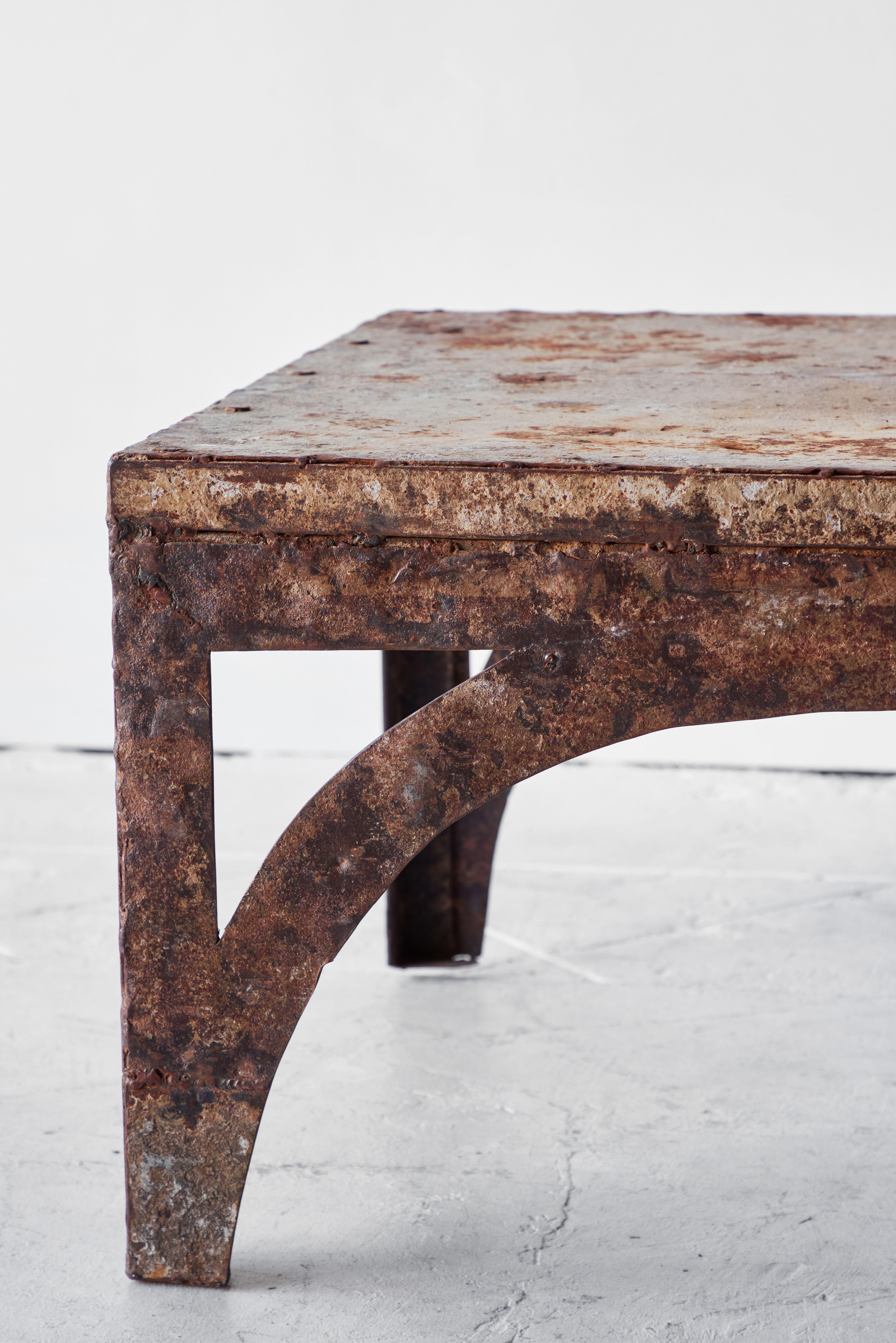 20th Century Vintage Iron Coffee Table