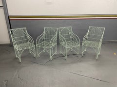 Vintage Wrought Iron Outdoor Chairs