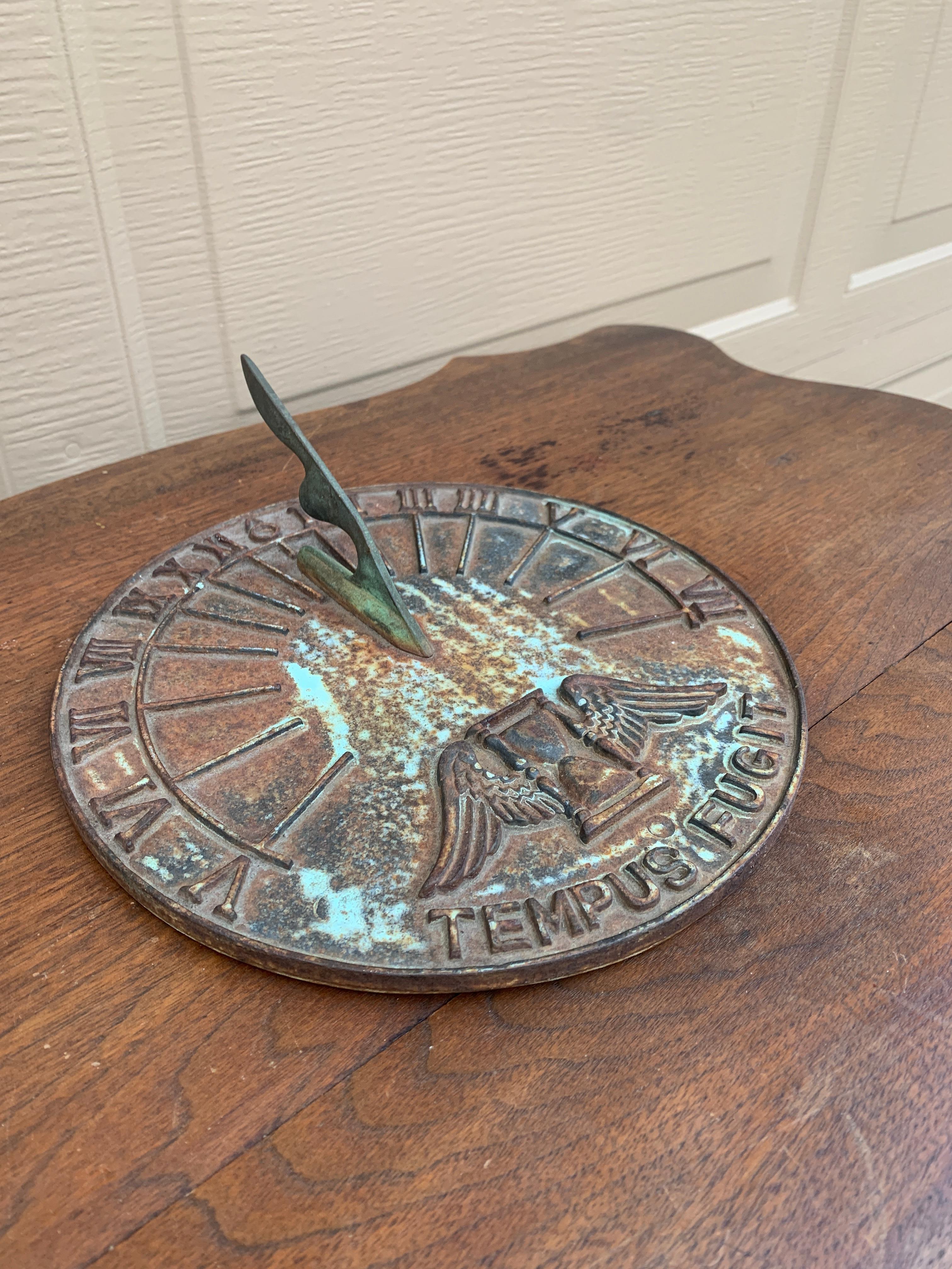 American Vintage Iron Garden Sundial 