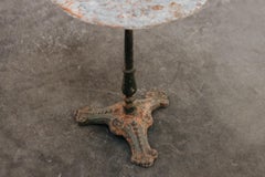 Vintage Iron Garden Table From France, Circa 1940