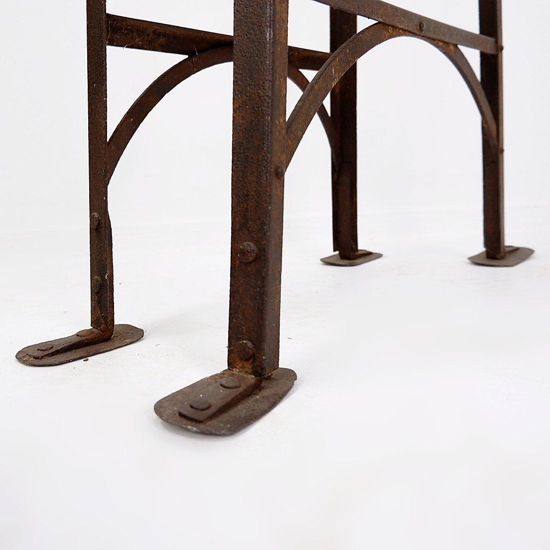 Scala in ferro d'epoca con supporto a catena - 20th in vendita 3
